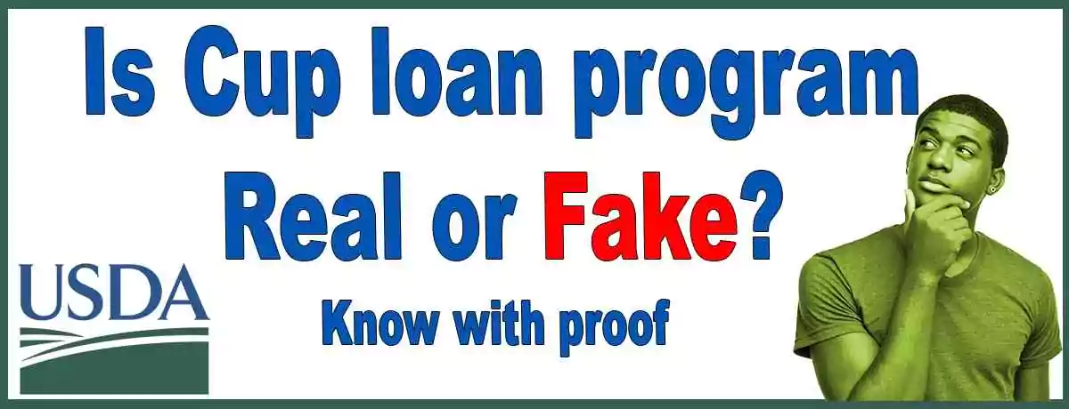 Is the Cup loan program Real or Fake