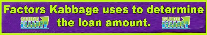 How does Kabbage determine loan amount in 2023