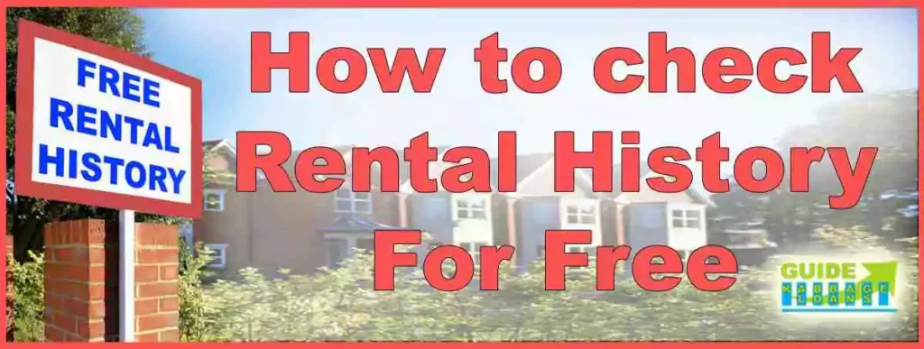 How to check rental history for free