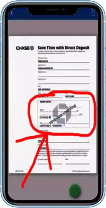 Get a Voided Check from Chase Bank Online step 6