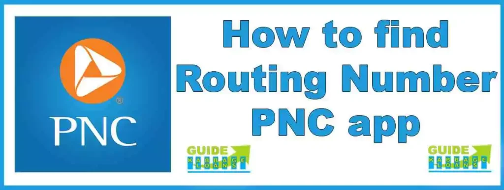 How to find routing number PNC app