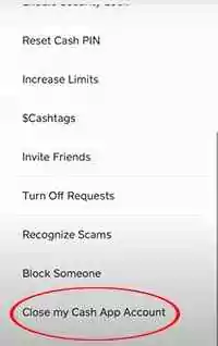Close Cash App Account Without Cashing Out step 12