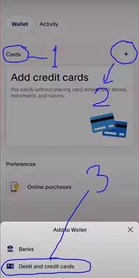 Transfer money from Vanilla gift card to Cash App using PayPal Step 2