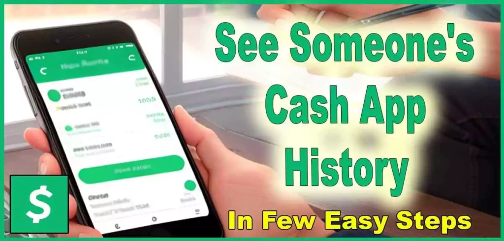 see someone's cash app history