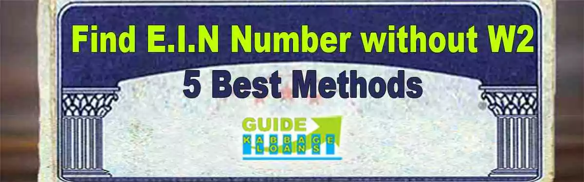 How to find employer identification number without W2