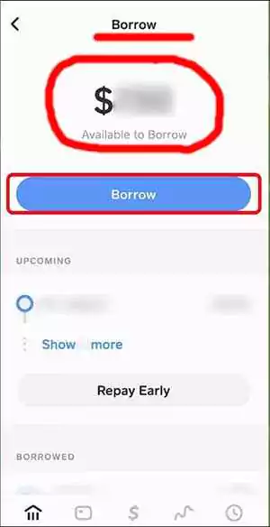 borrow $200 from Cash App step 4