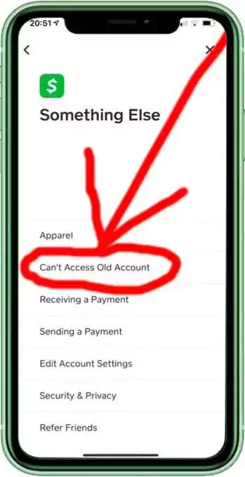 Access Cash App without phone number or email step 5