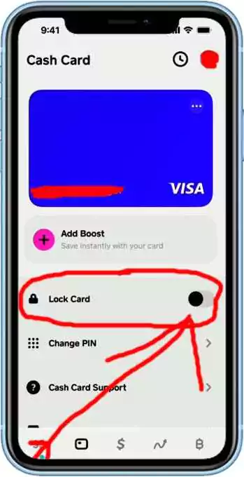 how to disable cash app card